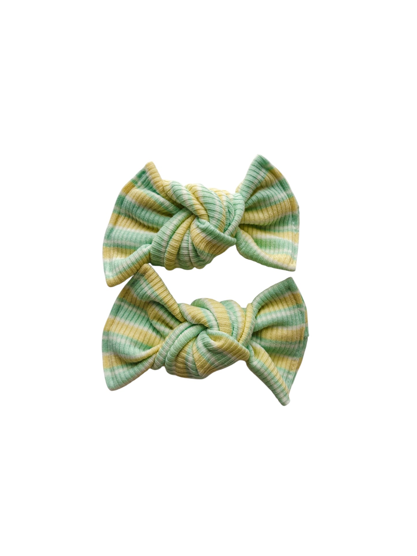 Mint&yellow stripe piggies