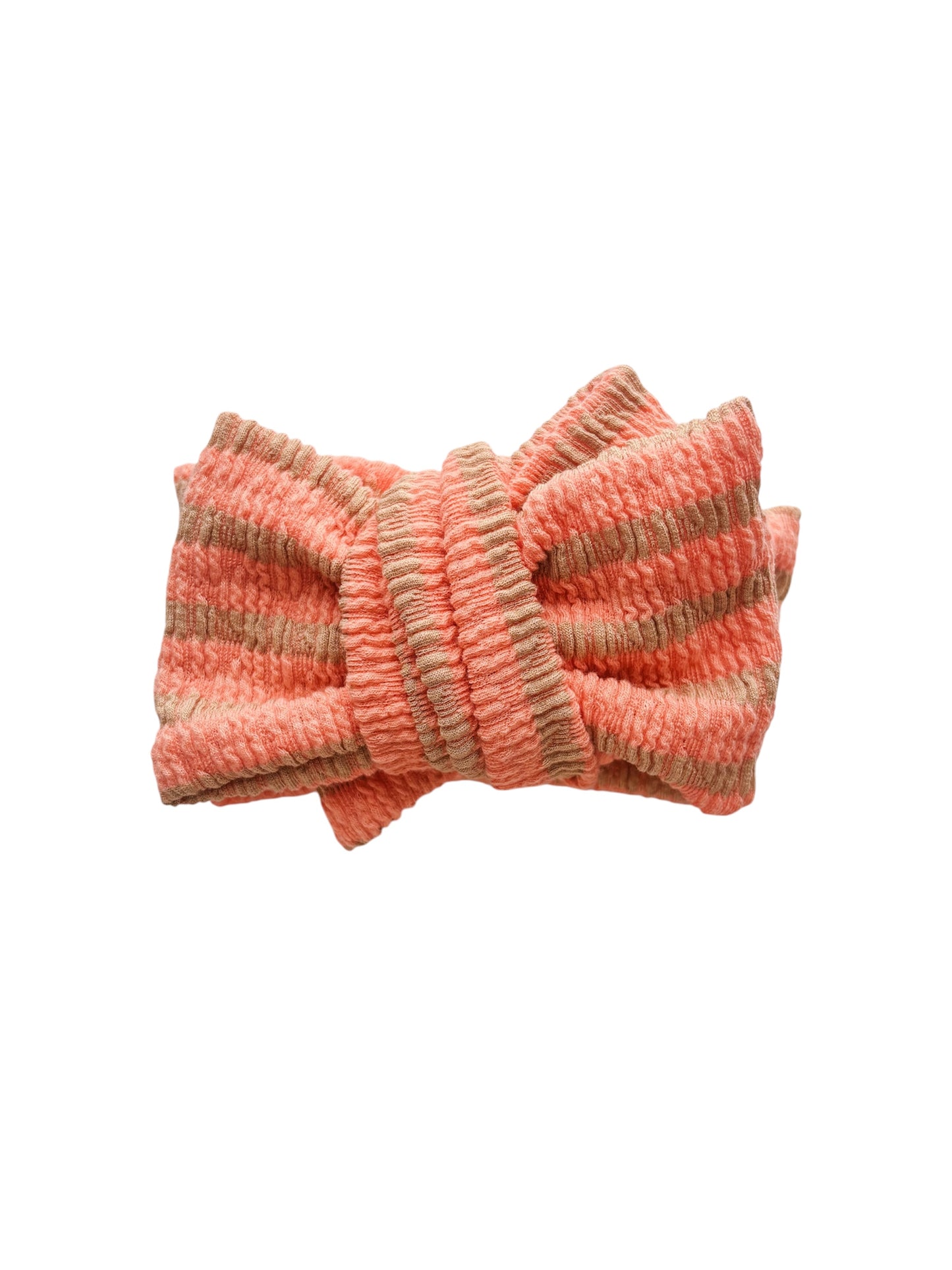 Coral&brown Stripe