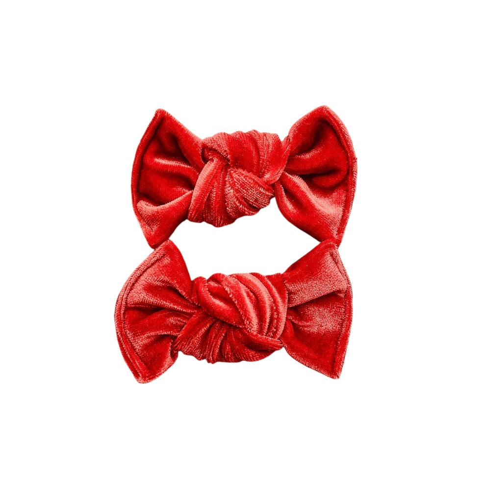 Rudolph Velvet Clips