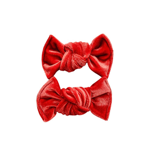 Rudolph Velvet Clips